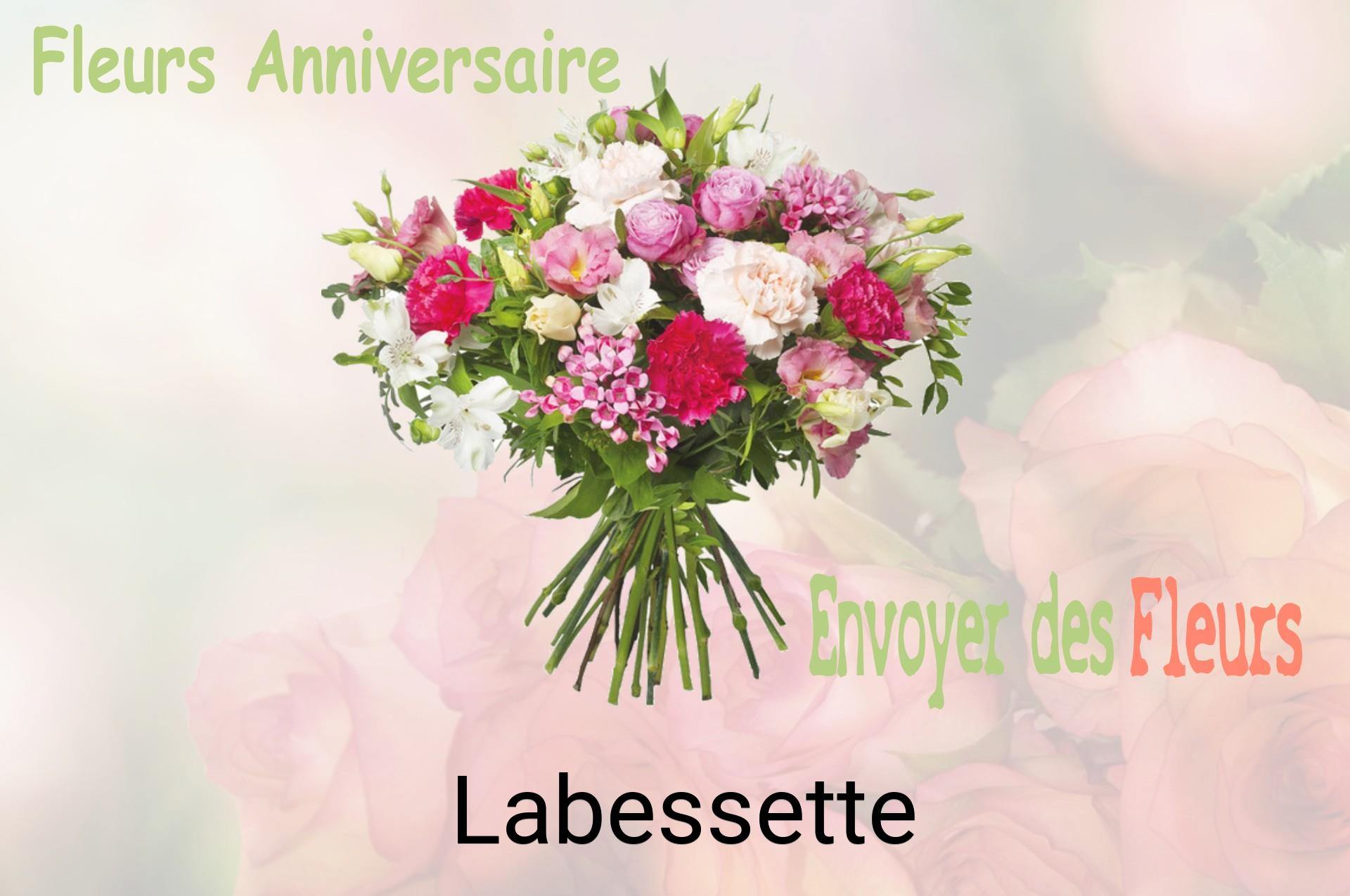 Bouquet de fleurs d’anniversaire livré à Labessette